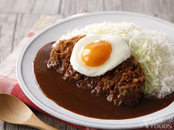 カレーの盛り付け方4選！基本・可愛く・おしゃれに・ガッツリ！_男子ウケ抜群カツカレー