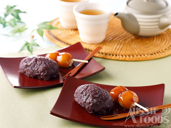 料理撮影のライティング_和菓子例「おはぎと団子」
