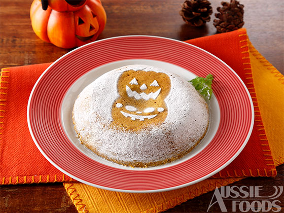 ハロウィンのためのかぼちゃのお菓子の作り方と盛り付け方のコツ_炊飯器で簡単に作れるかぼちゃケーキの作り方