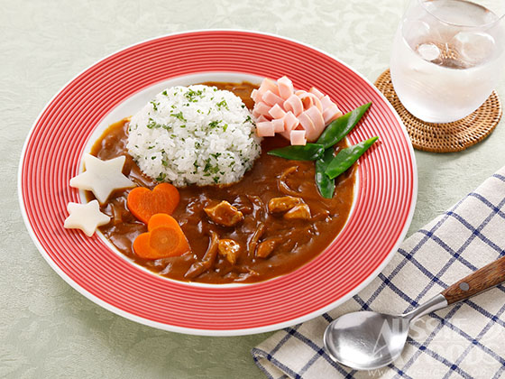 母の日カレー_カーネーションカレー