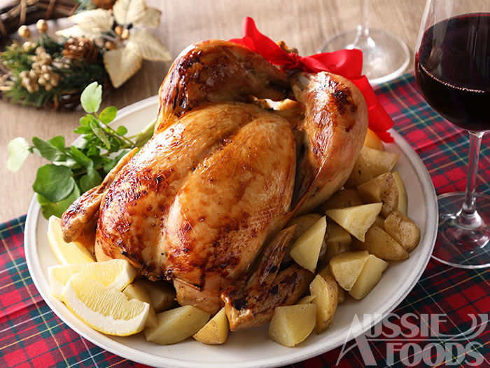 クリスマスチキンレシピ「鶏の丸焼き」