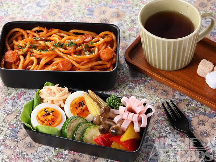 お弁当女子のおしゃれなナポリタン弁当