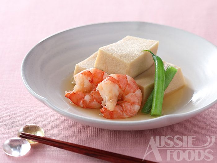 和食おもてなしレシピ_高野豆腐と海老の煮もの