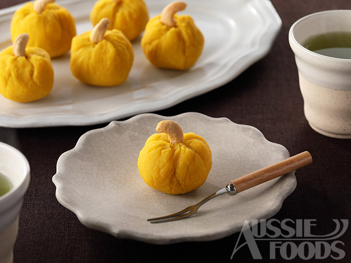 かぼちゃレシピ_かぼちゃの茶巾
