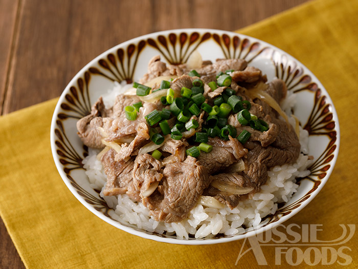 レコルト「エアーオーブン」レシピ_ほったらかし牛丼