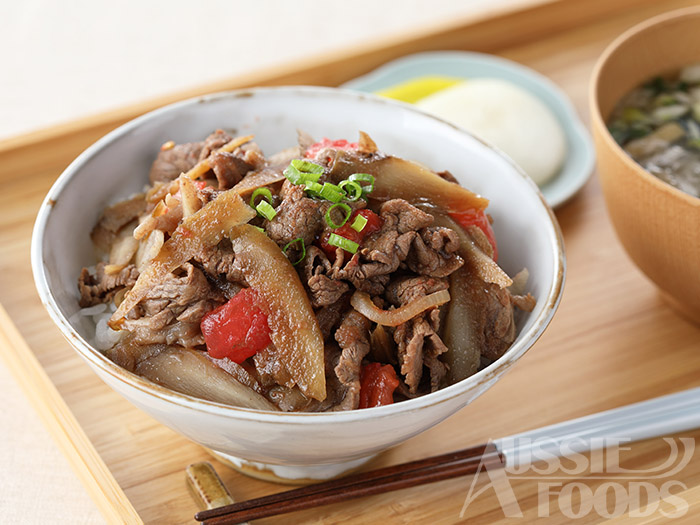 ごぼうレシピ_ごぼうトマト丼