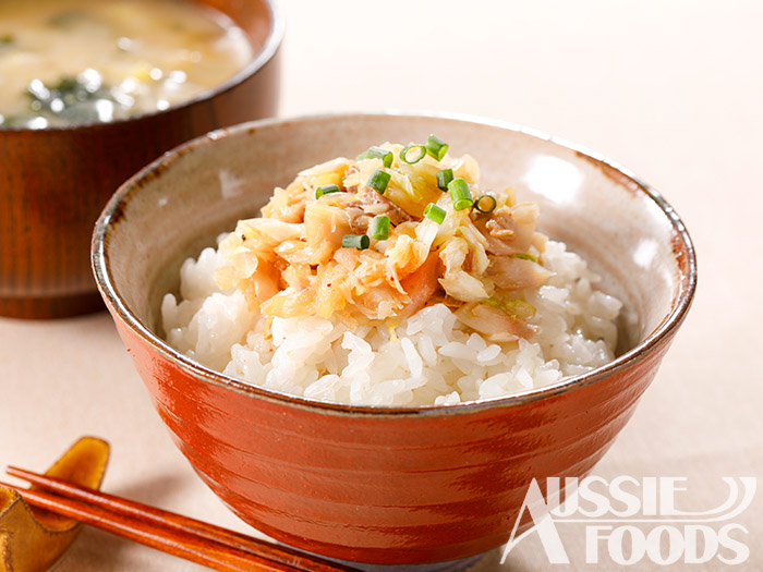 一人暮らしレシピ_干物と白菜の漬物1