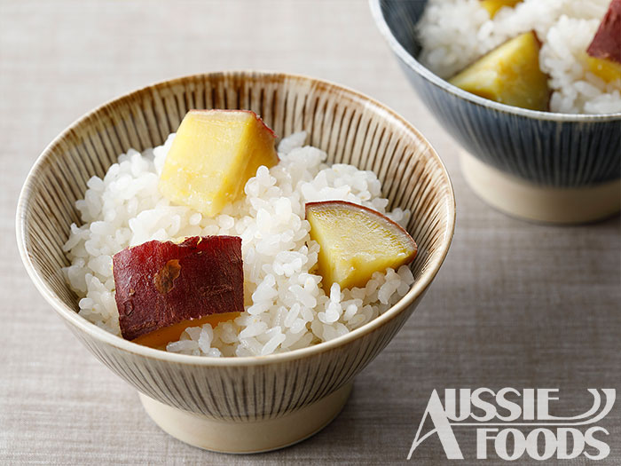 秋レシピ_さつま芋の炊き込みご飯