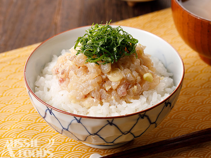 かんぱちのなめろう丼