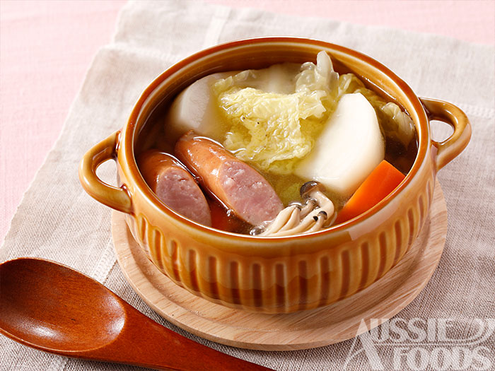 身体の芯から温まる春野菜スープ